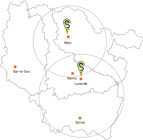 Implantation Solufroid à Metz et Lunéville